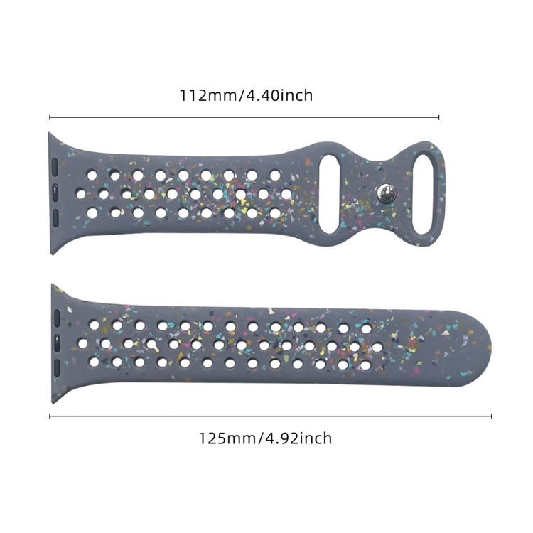 Silicone Band Apple Watch Universal 49mm/45mm/42mm Pattern Watch Strap - Blue Grey#serie_1