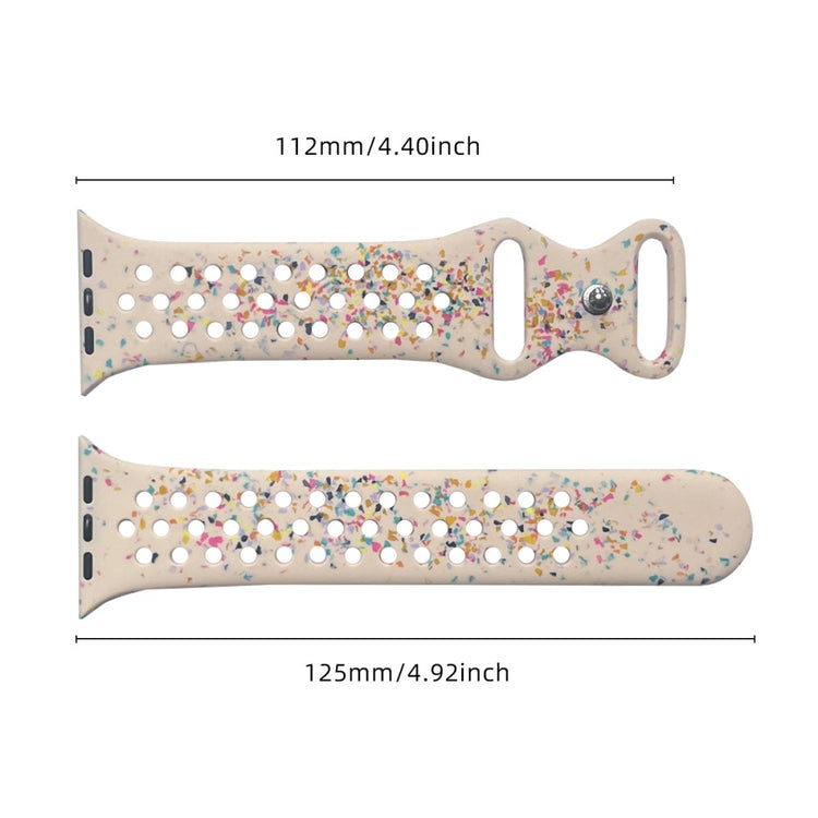 Silicone Band Apple Watch Universal 49mm/45mm/42mm Pattern Watch Strap - Pink#serie_2