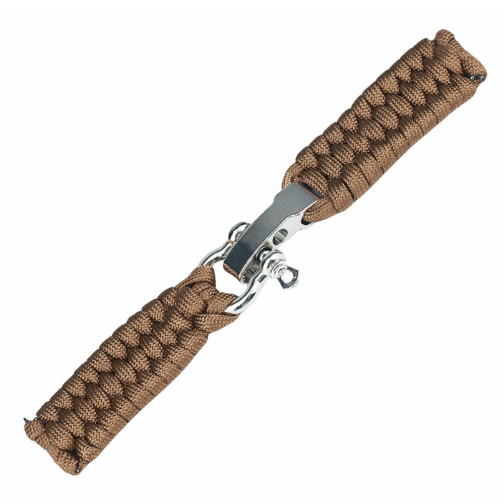 Huawei Watch GT4 46mm / Samsung Galaxy Watch3 45mm Watch Strap 22mm Braided Rope Wrist Band - Brown#serie_1