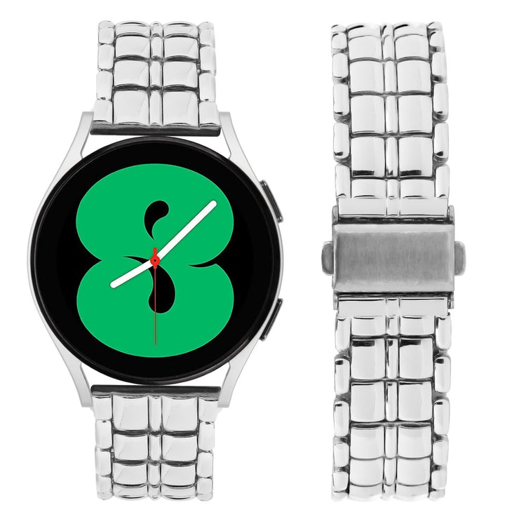 Holdbart Metal Universal Rem passer til Samsung Smartwatch - Sølv#serie_4