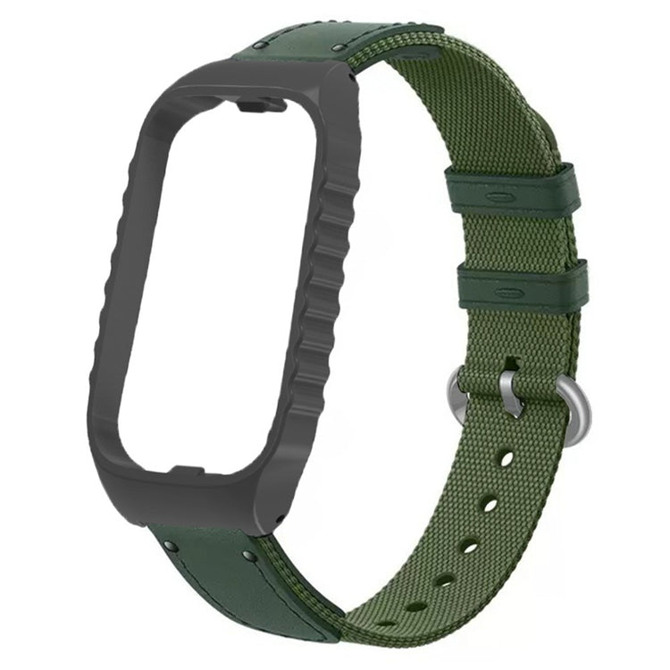 Xiaomi Smart Band 8 Active / Redmi Smart Band 2 Strap Nylon Canvas Woven Watch Bands - Green#serie_3