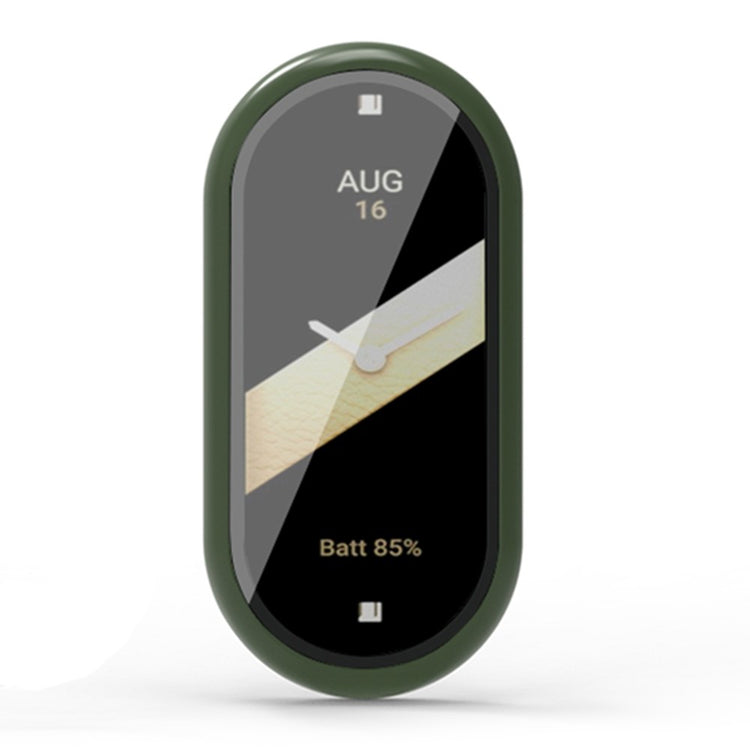 Xiaomi Smart Band 8 / Band 8 NFC Protective Case Full Cover Watch Cover with Screen Protector - Army Green#serie_4