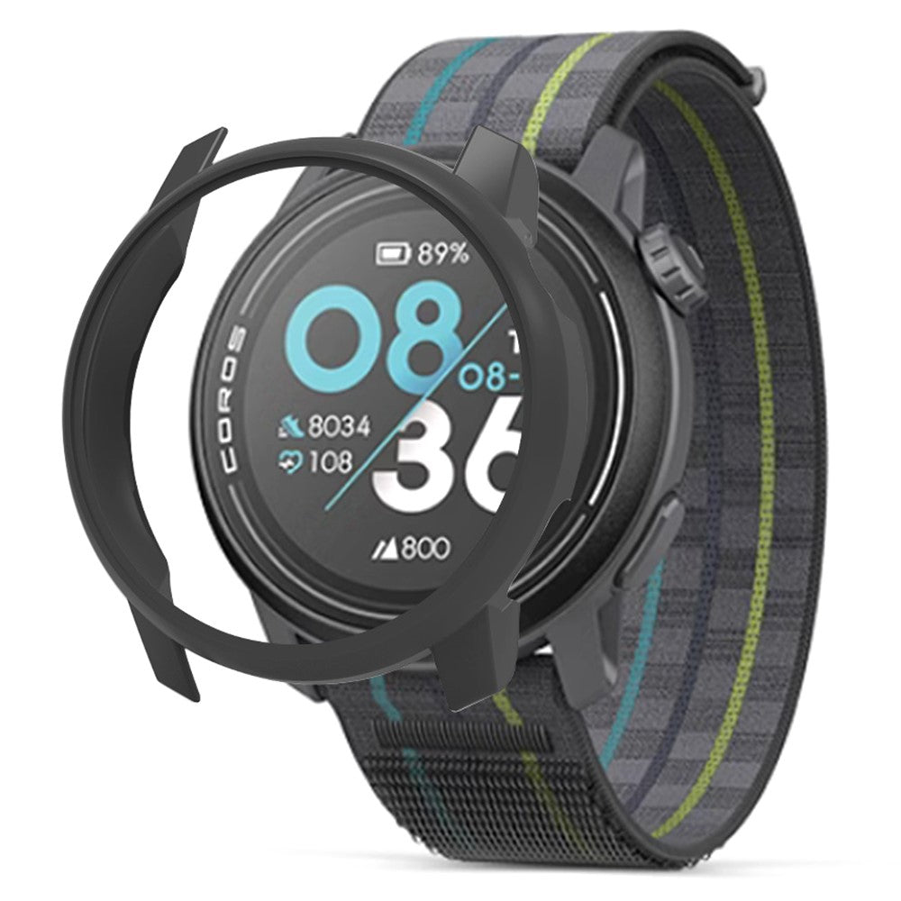 HΓ₯rdt Silikone Bumper passer til Coros Pace 3 - Sort#serie_1
