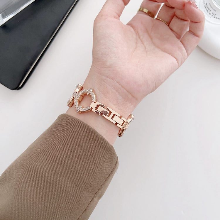 Mega Elegant Metal Universal Rem passer til Apple Smartwatch - Sølv#serie_2