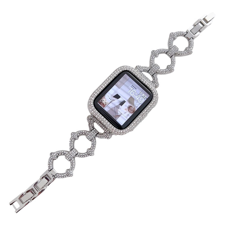 Mega Elegant Metal Universal Rem passer til Apple Smartwatch - Sølv#serie_2