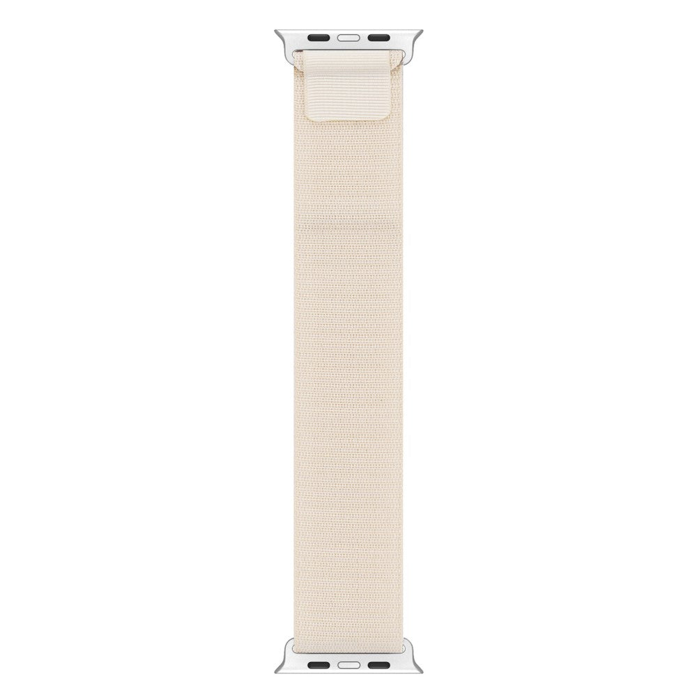 Vildt Fed Metal Og Nylon Universal Rem passer til Apple Smartwatch - Hvid#serie_4