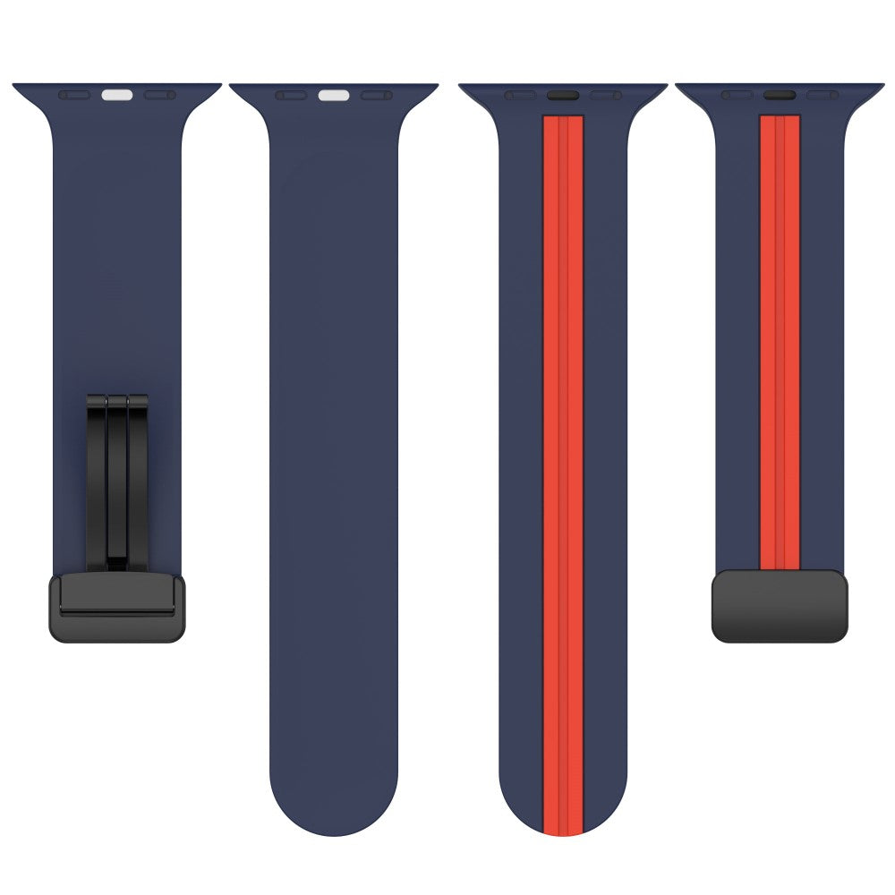 Helt Vildt Godt Silikone Universal Rem passer til Apple Smartwatch - Blå#serie_12