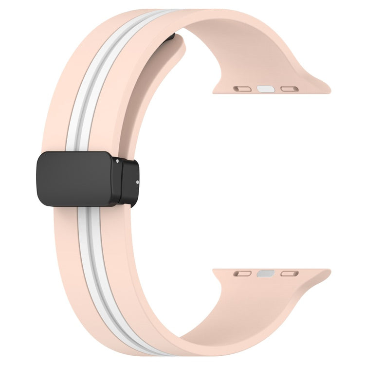 Helt Vildt Godt Silikone Universal Rem passer til Apple Smartwatch - Pink#serie_5