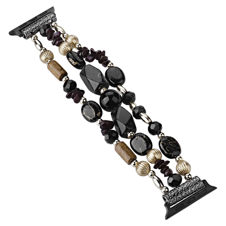 Helt Vildt Flot Plastik Universal Rem passer til Apple Smartwatch - Sort#serie_8