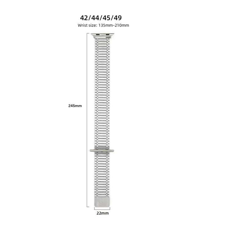 Helt Vildt Hårdfør Metal Universal Rem passer til Apple Smartwatch - Brun#serie_3