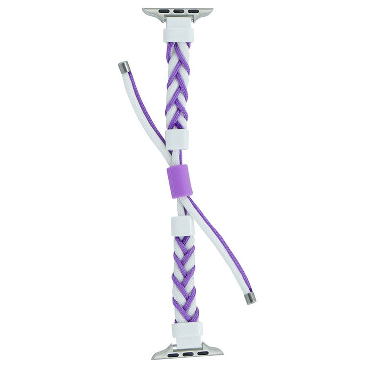Meget Fed Nylon Universal Rem passer til Apple Smartwatch - Lilla#serie_4