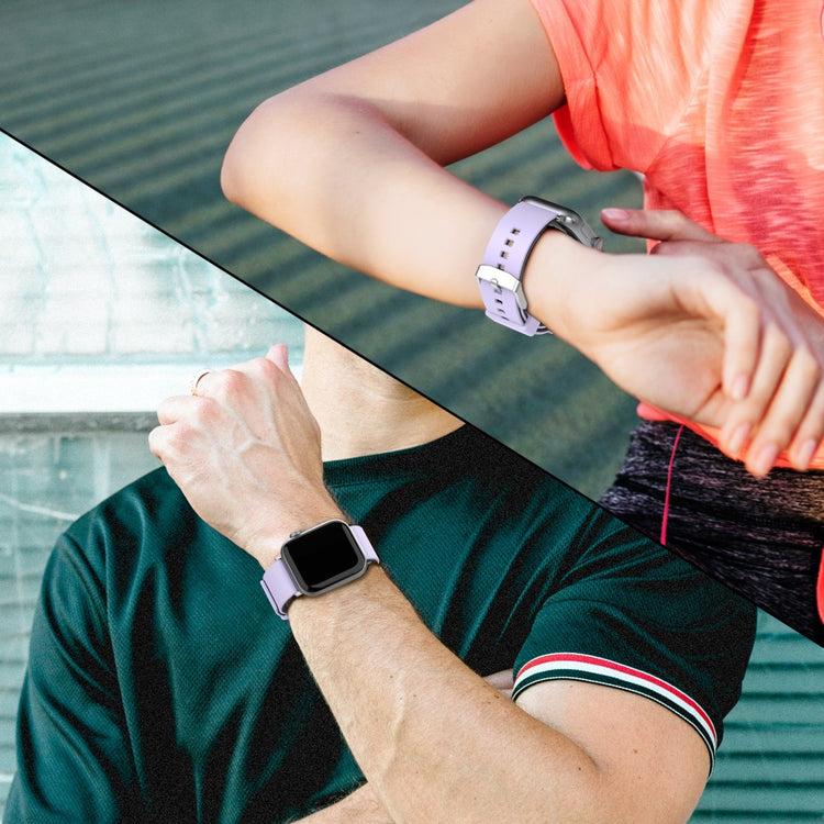 Vildt Godt Silikone Universal Rem passer til Apple Smartwatch - Lilla#serie_3