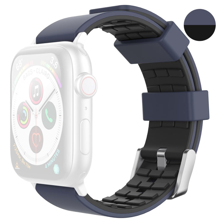 Vildt Godt Silikone Universal Rem passer til Apple Smartwatch - Blå#serie_4