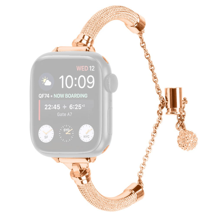 Rigtigt Fantastisk Metal Universal Rem passer til Apple Smartwatch - Pink#serie_3