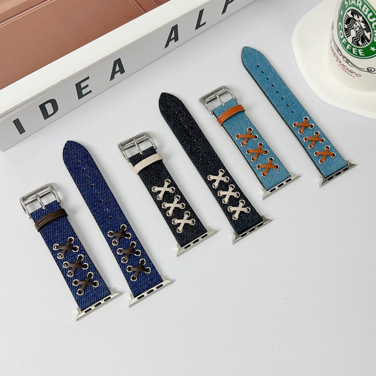 Apple Watch Series 9 45mm / Ultra 2 X-décor nylon strap - Black#serie_1