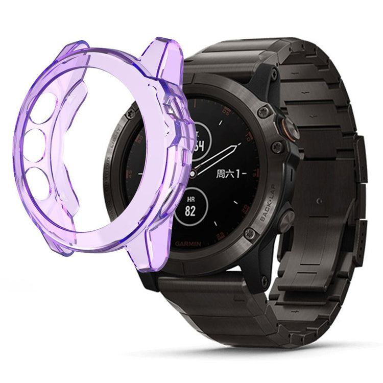 Super Godt Garmin Fenix 5X Silikone Cover - Lilla#serie_6