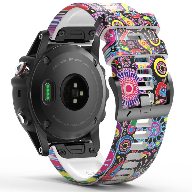 Mega Pænt Silikone Universal Rem passer til Smartwatch - Flerfarvet#serie_6