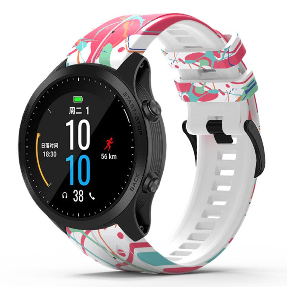 Smuk Silikone Universal Rem passer til Smartwatch - Pink#serie_2