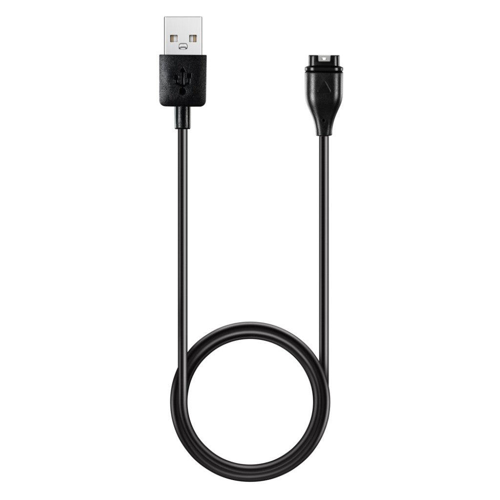 1 m Universal Garmin USB Opladningskabel - Sort#serie_456