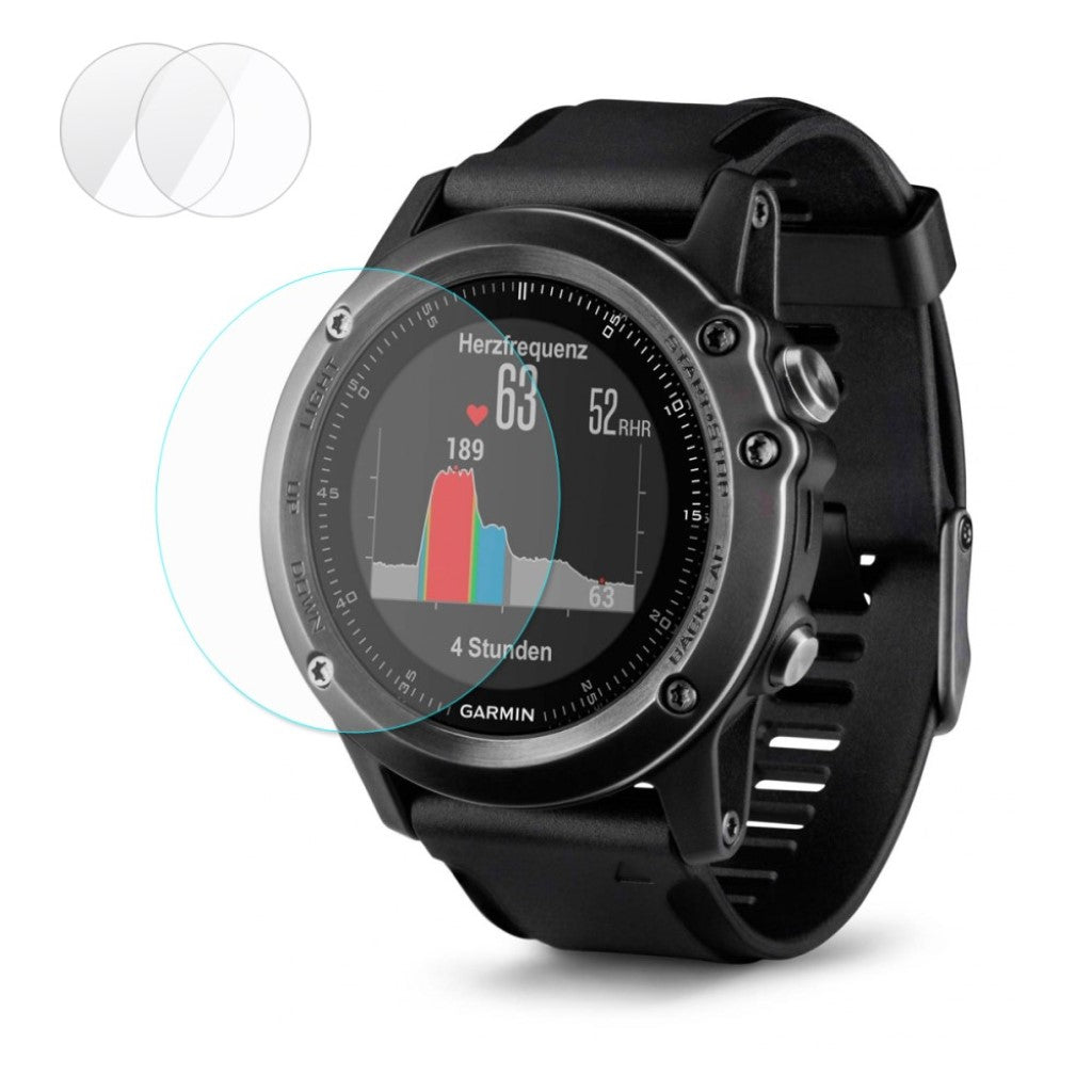 Garmin Fenix 3 Hærdet Glas  0.2mm Skærmbeskytter - Gennemsigtig#serie_014