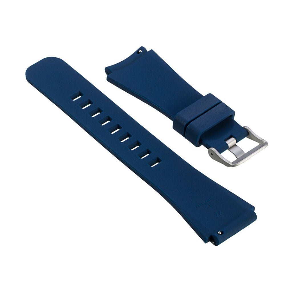 Fremragende Fossil Q Marshal Gen 2 Silikone Rem - StΓΈrrelse: L - BlΓ₯#serie_1