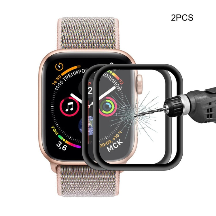 2stk Apple Watch Series 4 40mm / Apple Watch 40mm Hærdet Glas Skærmbeskytter - Gennemsigtig#serie_210