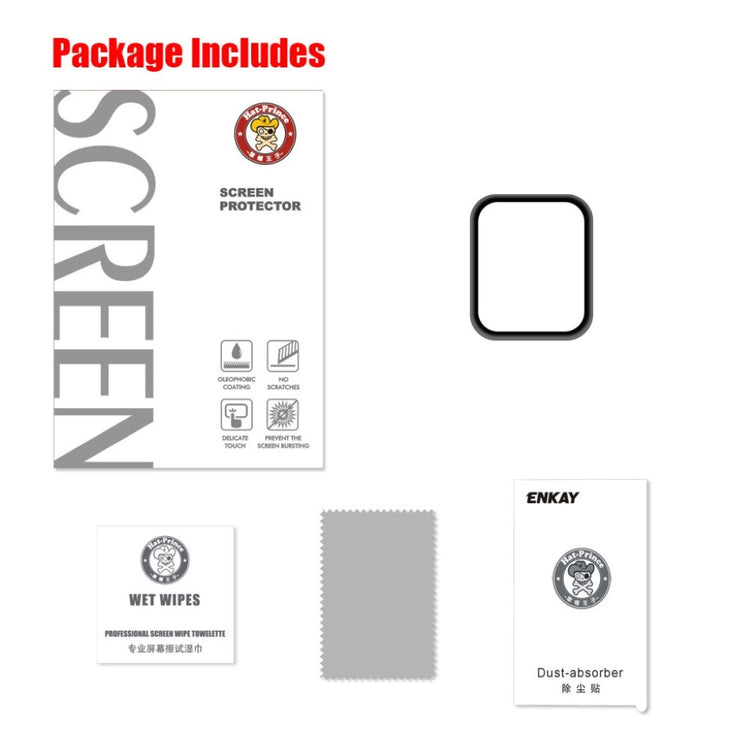 Apple Watch Series 4 44mm / Apple Watch 44mm Hærdet Glas Skærmbeskytter - Gennemsigtig#serie_212