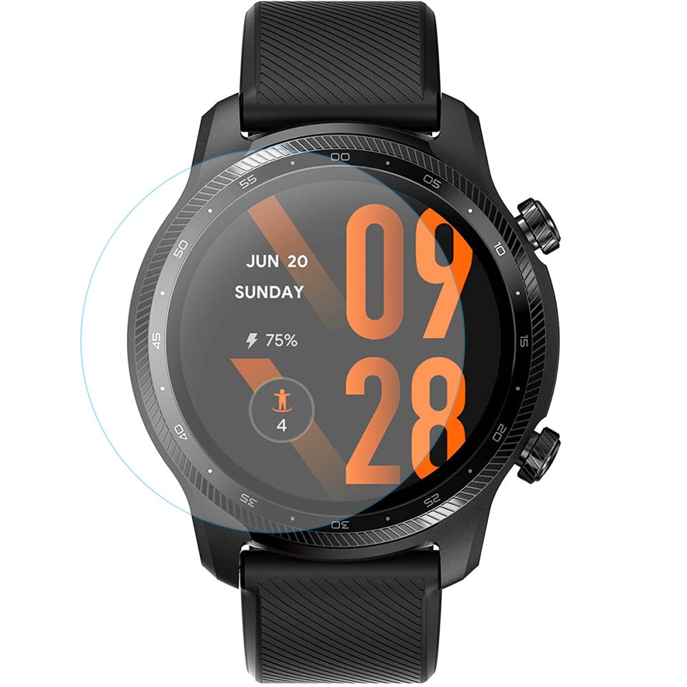 Ticwatch Pro 3 Plastik HD Skærmbeskytter - Gennemsigtig#serie_3