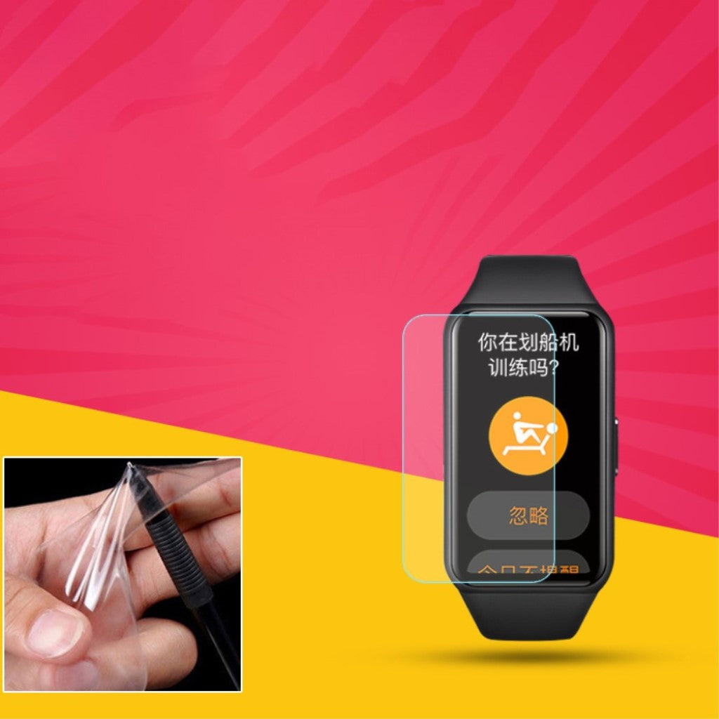 Honor Band 6 Silikone Skærmbeskytter - Gennemsigtig#serie_1