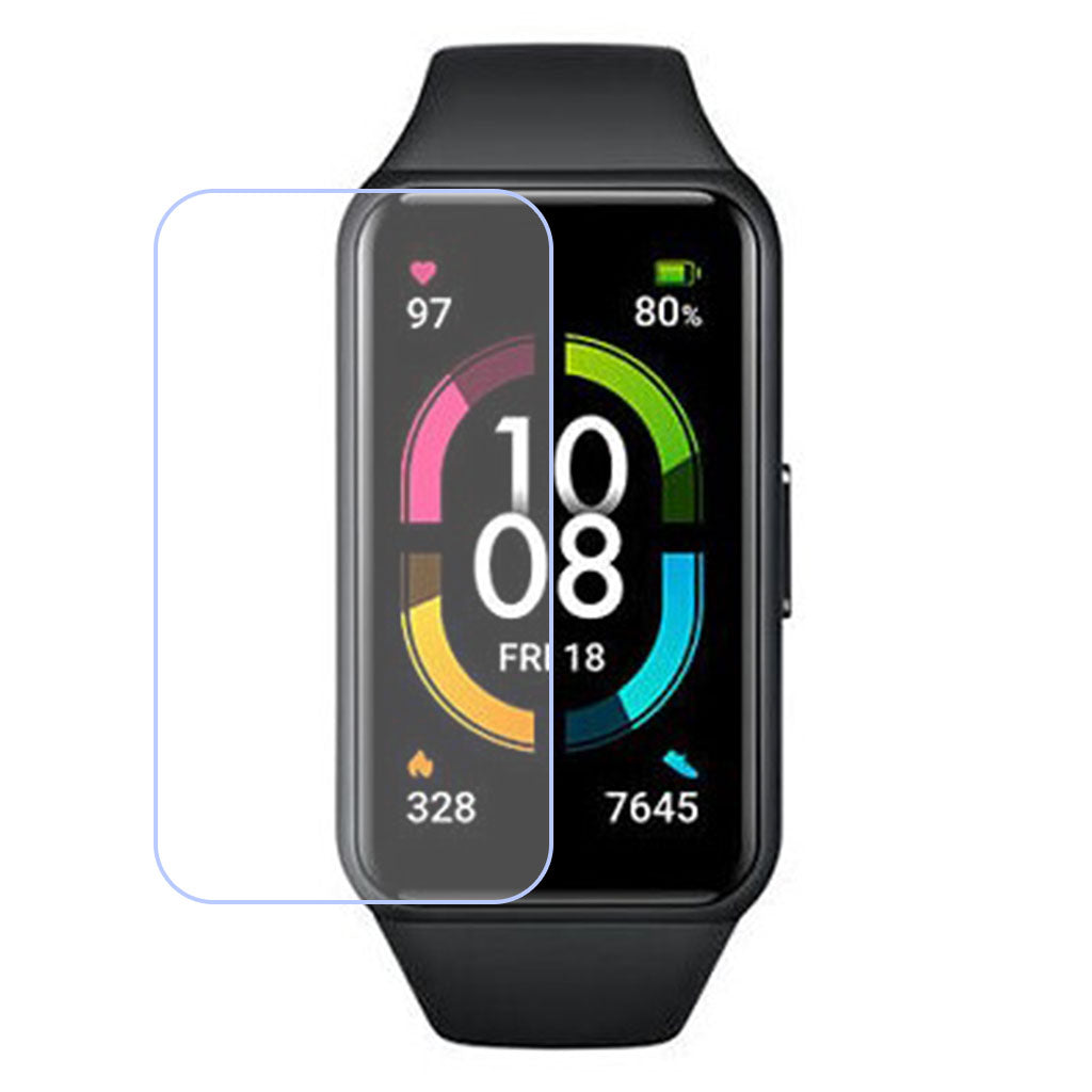 Honor Band 6 Silikone Skærmbeskytter - Gennemsigtig#serie_1