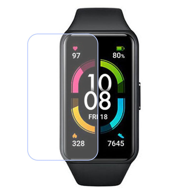 Honor Band 6 Silikone Skærmbeskytter - Gennemsigtig#serie_1