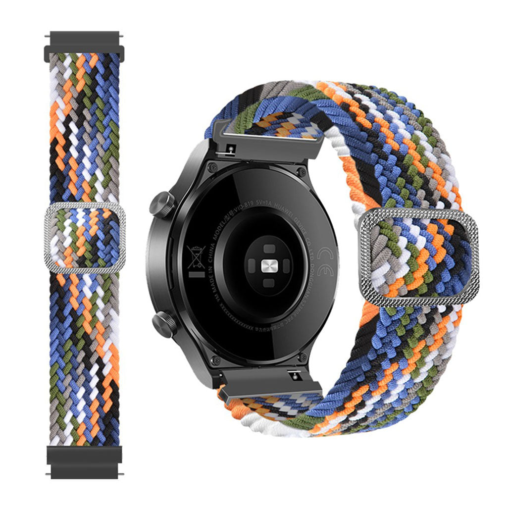 22m Universal braid pattern watch strap - Denim#serie_1