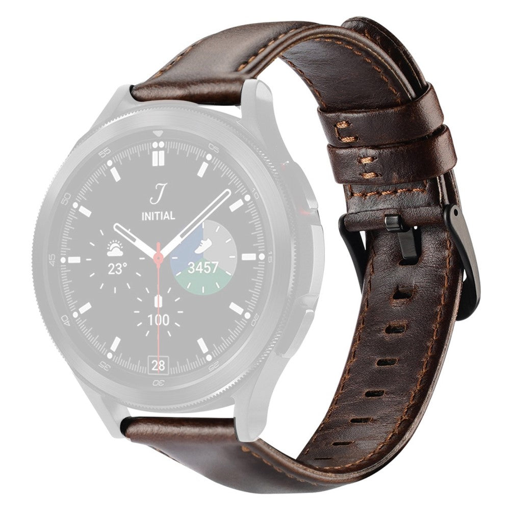 DUX DUCIS leather watch strap for Samsung / Honor / Huawei watch - Coffee#serie_1