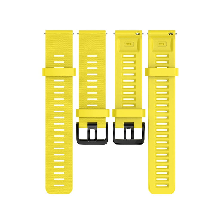 Helt vildt nydelig Universal Silikone Urrem - Gul#serie_6