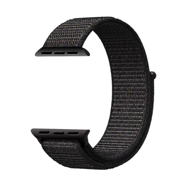 Meget sejt Apple Watch Series 5 40mm Nylon Rem - Sort#serie_1