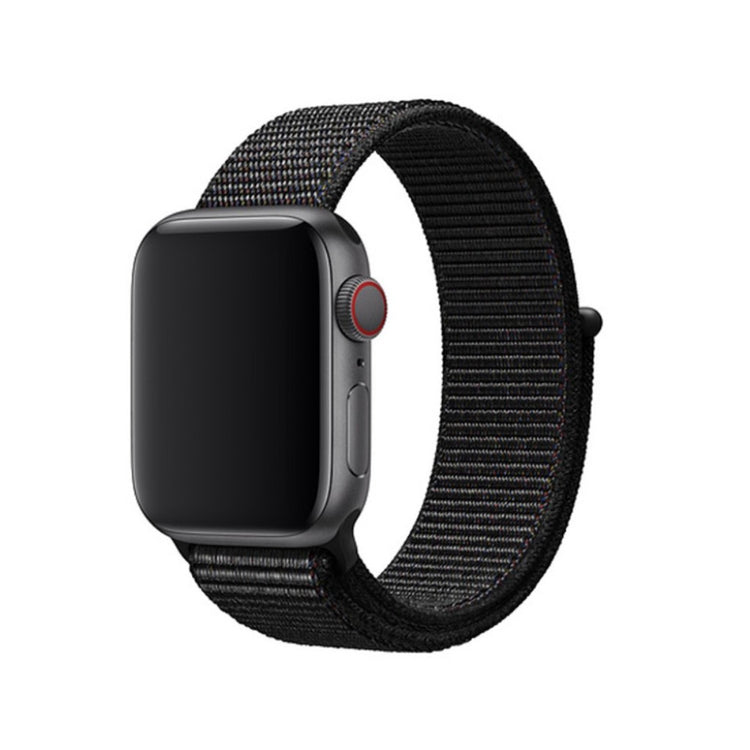 Meget sejt Apple Watch Series 5 40mm Nylon Rem - Sort#serie_1