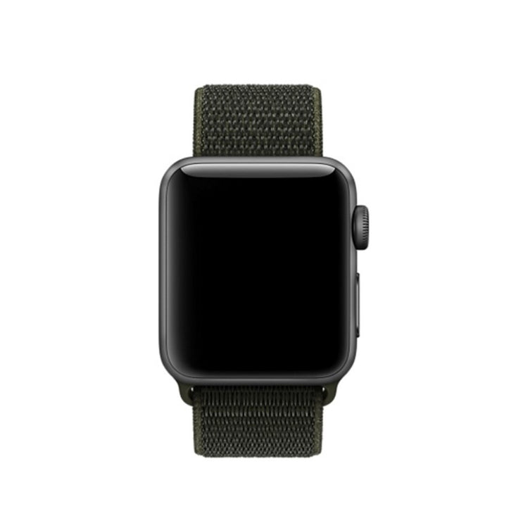 Meget sejt Apple Watch Series 5 40mm Nylon Rem - Grøn#serie_12