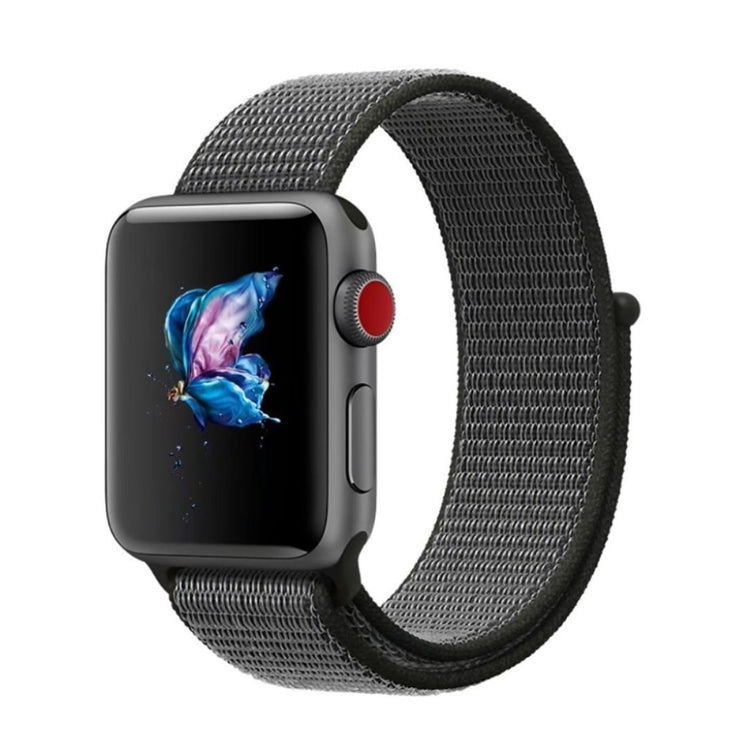 Meget sejt Apple Watch Series 5 40mm Nylon Rem - Sort#serie_15