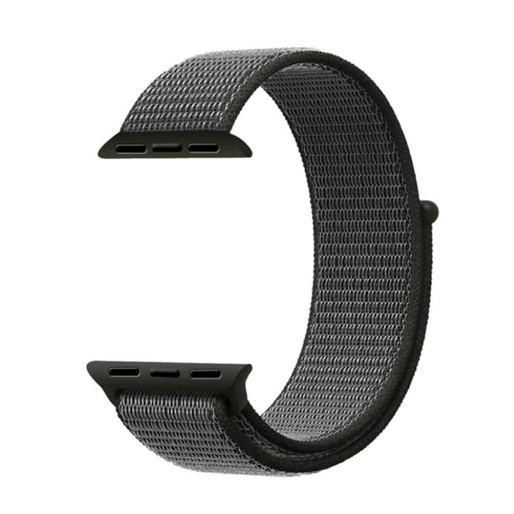 Meget sejt Apple Watch Series 5 40mm Nylon Rem - Sort#serie_15