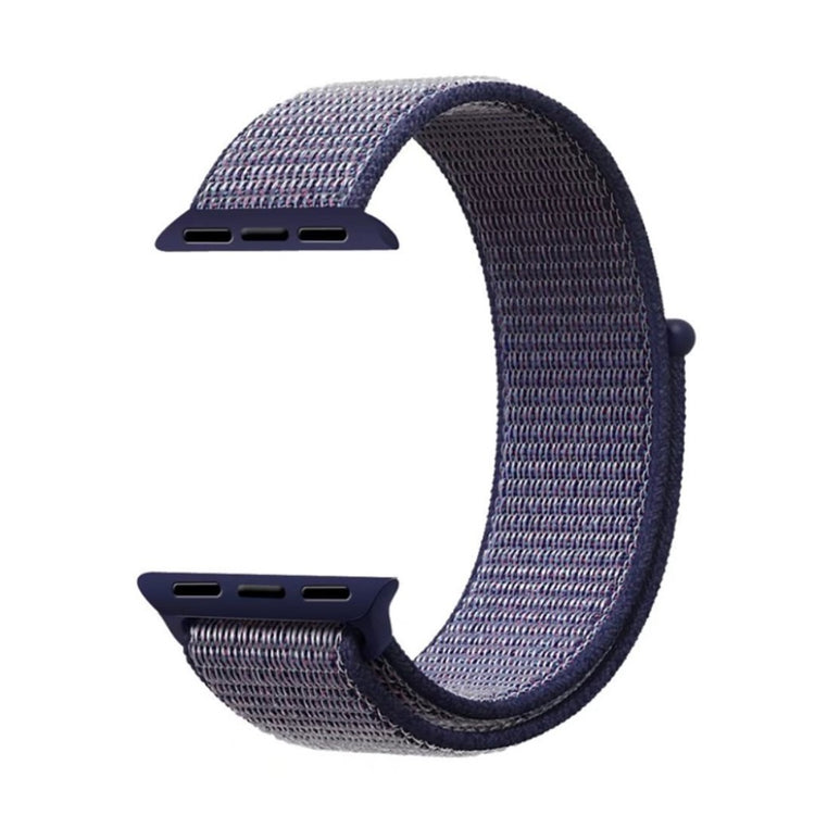 Meget sejt Apple Watch Series 5 40mm Nylon Rem - Blå#serie_16