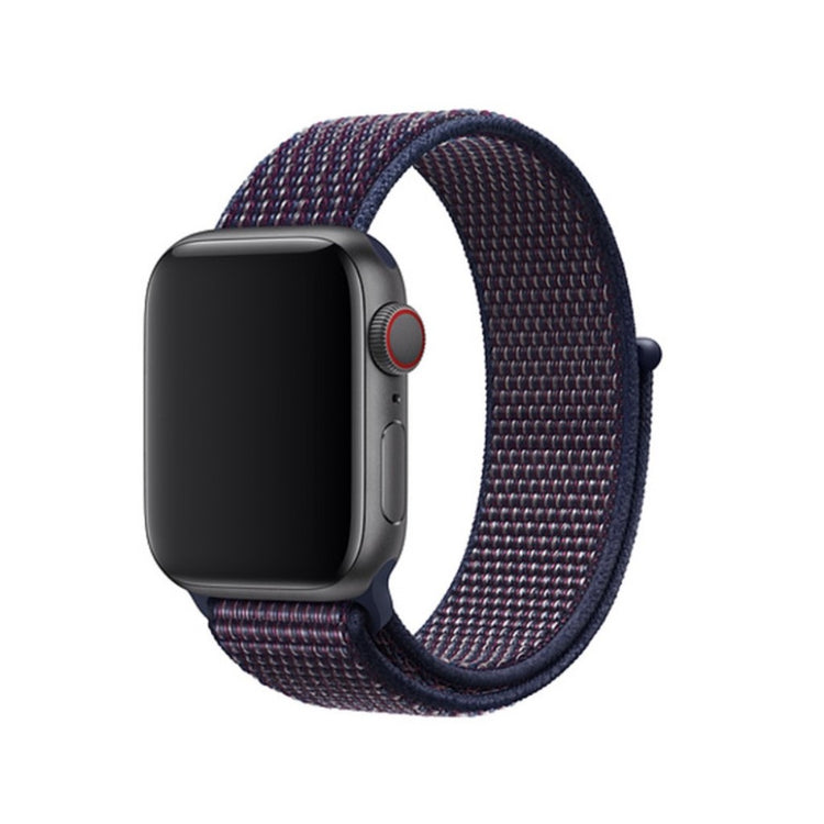 Meget sejt Apple Watch Series 5 40mm Nylon Rem - Blå#serie_17