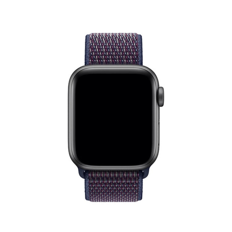 Meget sejt Apple Watch Series 5 40mm Nylon Rem - Blå#serie_17