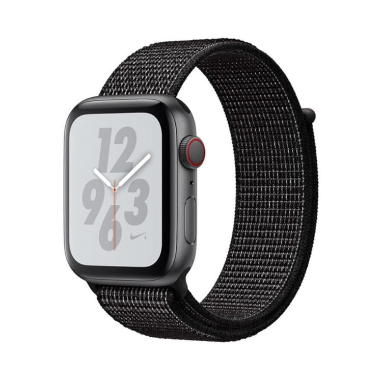 Meget sejt Apple Watch Series 5 40mm Nylon Rem - Sort#serie_2