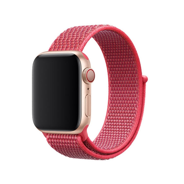 Meget sejt Apple Watch Series 5 40mm Nylon Rem - Rød#serie_7