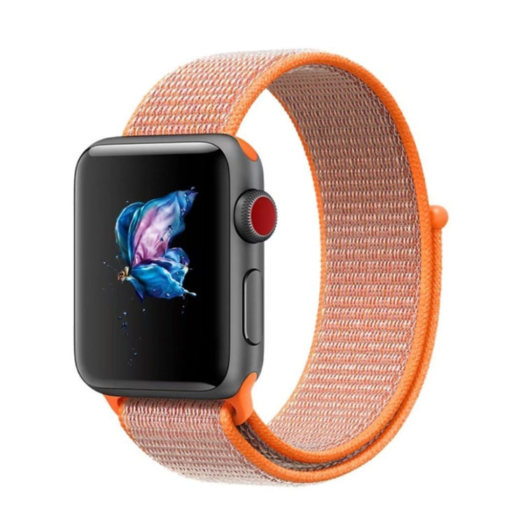 Meget sejt Apple Watch Series 5 40mm Nylon Rem - Orange#serie_9