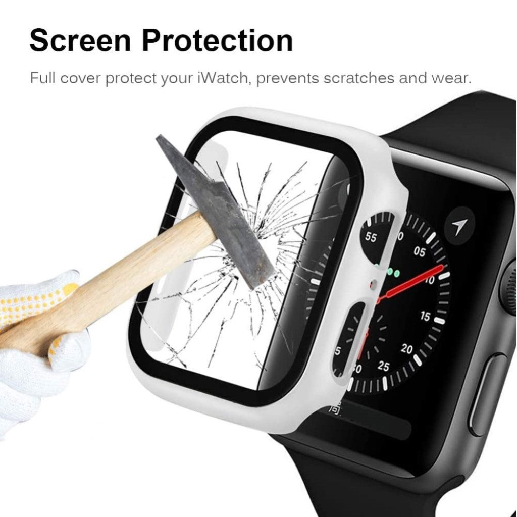 Universal Apple Mat Plastik Bumper  - Hvid#serie_6