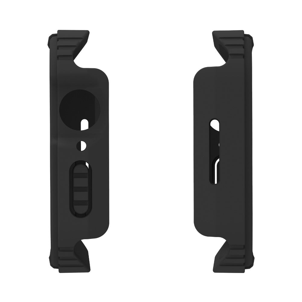 Mega Fed Universal Apple Cover med Skærmbeskytter i Plastik og Hærdet Glas - Sort#serie_1