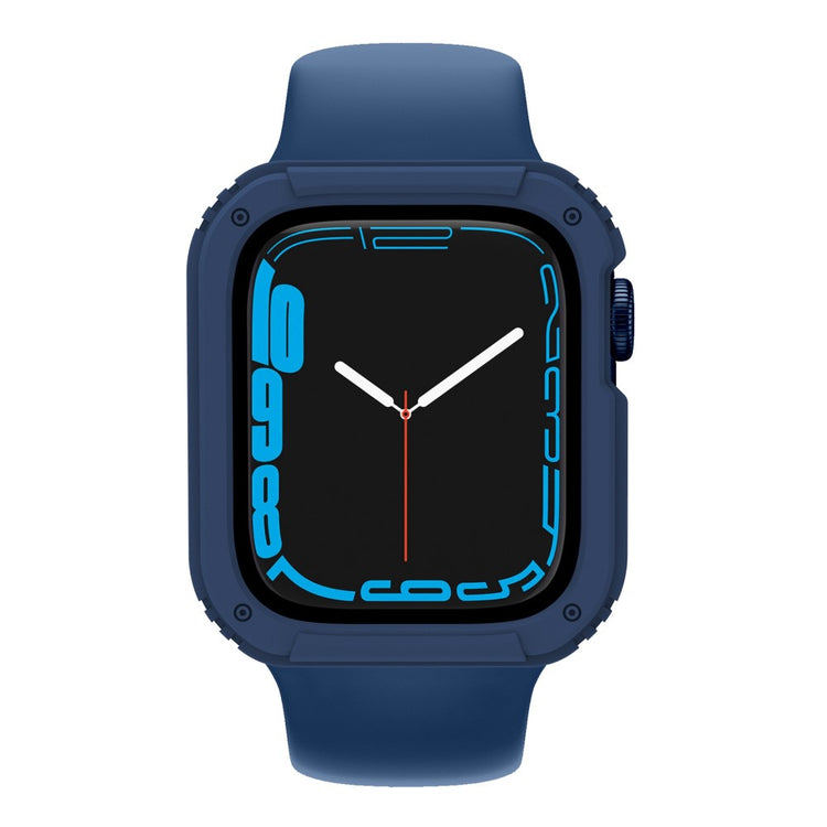 Mega Fed Universal Apple Cover med Skærmbeskytter i Plastik og Hærdet Glas - Blå#serie_5