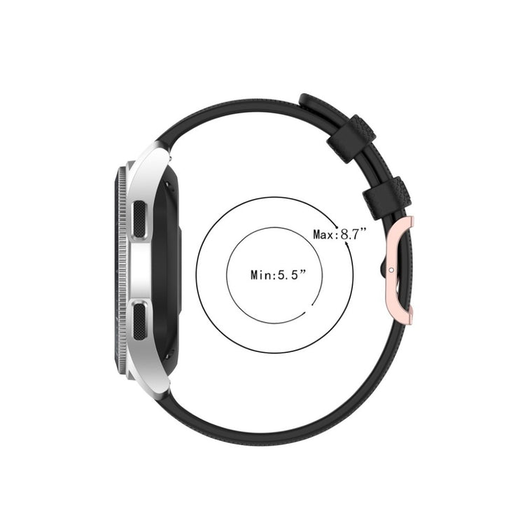 Samsung Galaxy Watch 3 (45mm) / Samsung Galaxy Watch (46mm) Silikone Rem - Sort#serie_1