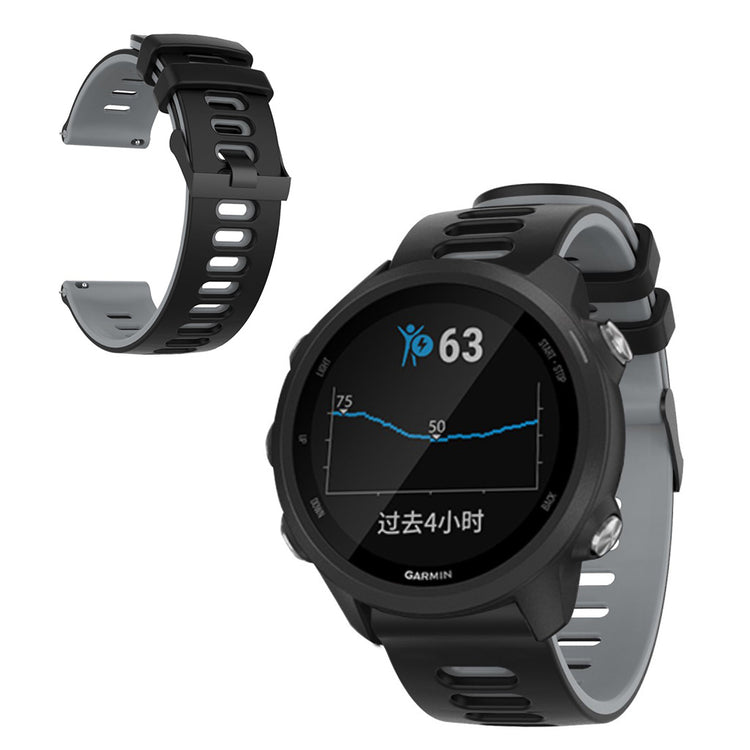 Mega kønt Samsung Galaxy Watch (46mm) Silikone Rem - Sort#serie_1